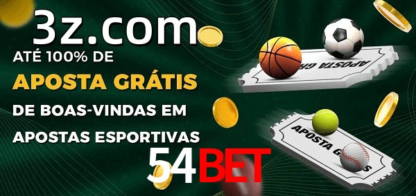 54BETbet Ate 100% de Aposta Gratis